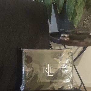 Ralph Lauren Camo Print Twin Bedding Set